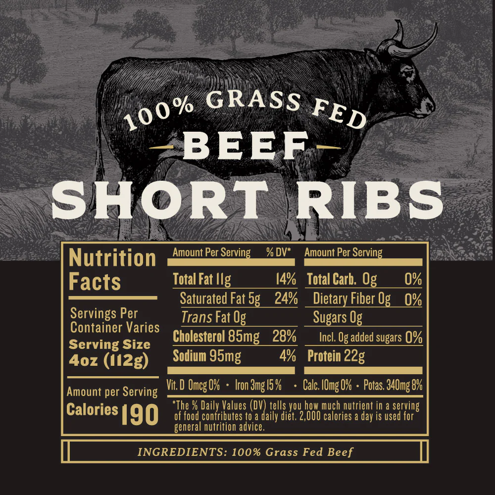Grass Fed Beef Short Ribs - Image 4