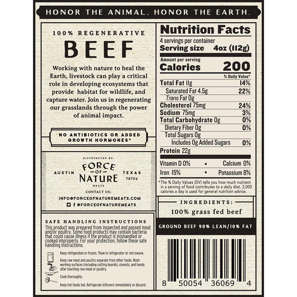 Grass Fed Ground Beef 90/10 - Image 4