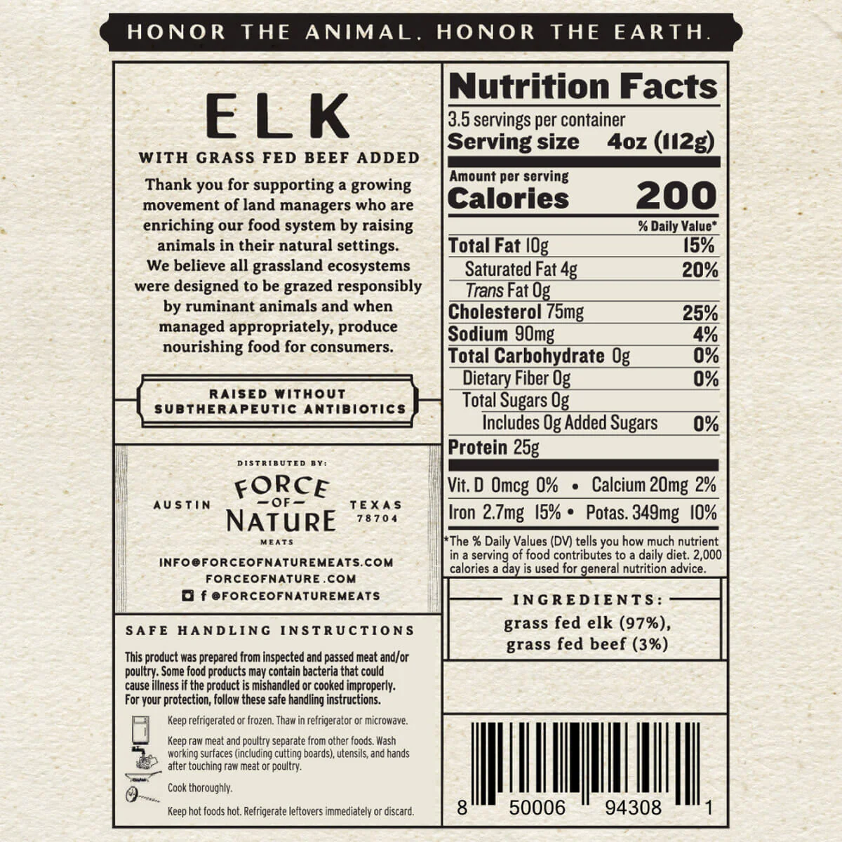Grass Fed Ground Elk - Image 4