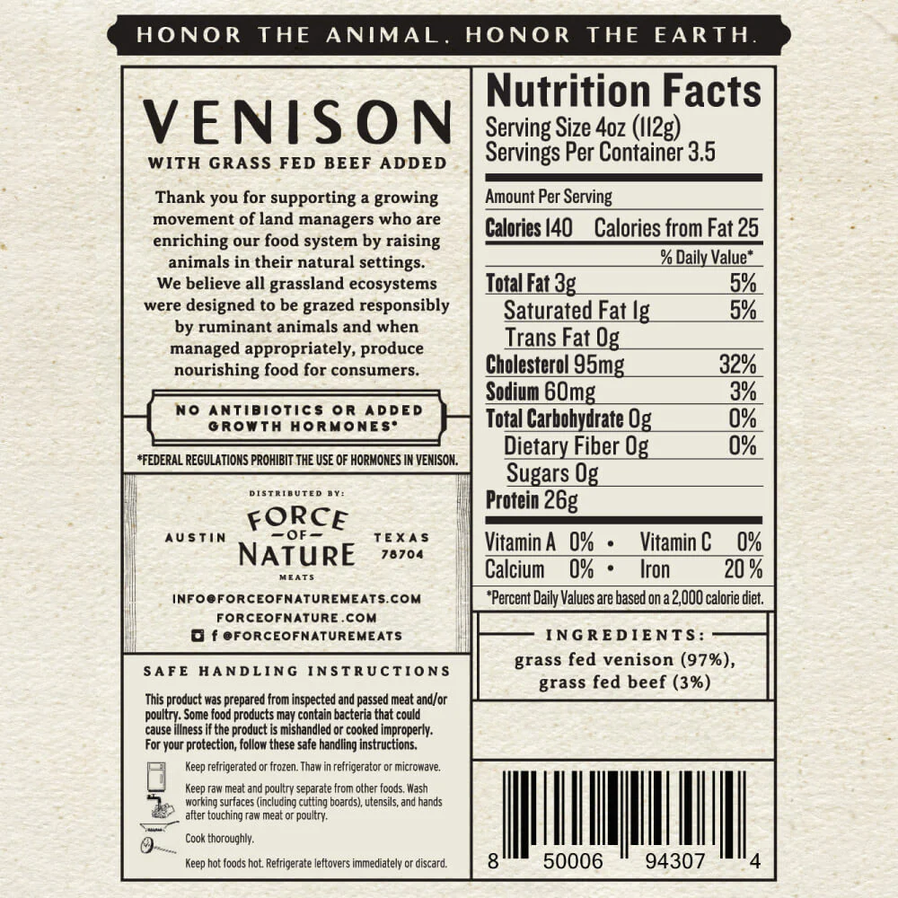 Grass Fed Ground Venison - Image 4