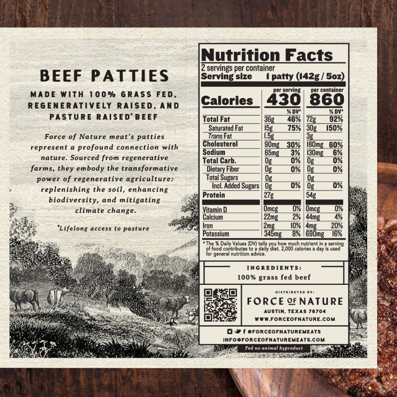 Grass Fed Beef Burger Patties - Image 4