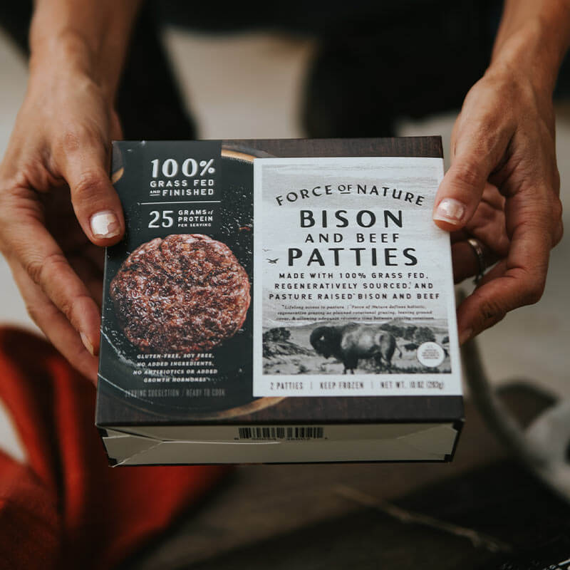 Grass Fed Bison and Beef Burger Patties - Image 3