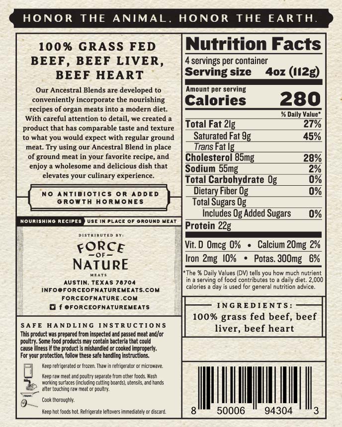 Grass Fed Beef Ancestral Blend - Image 5