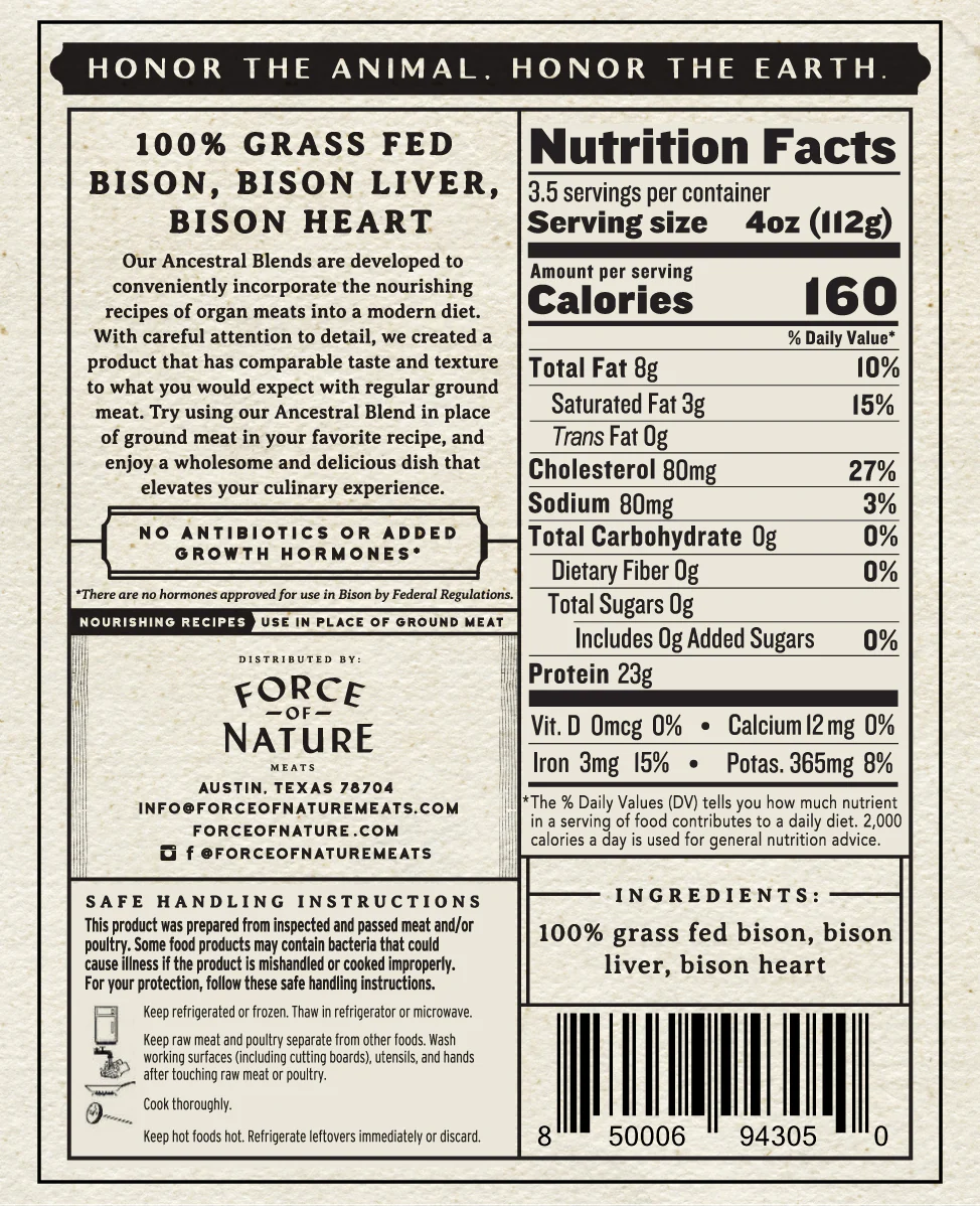 Grass Fed Bison Ancestral Blend - Image 5