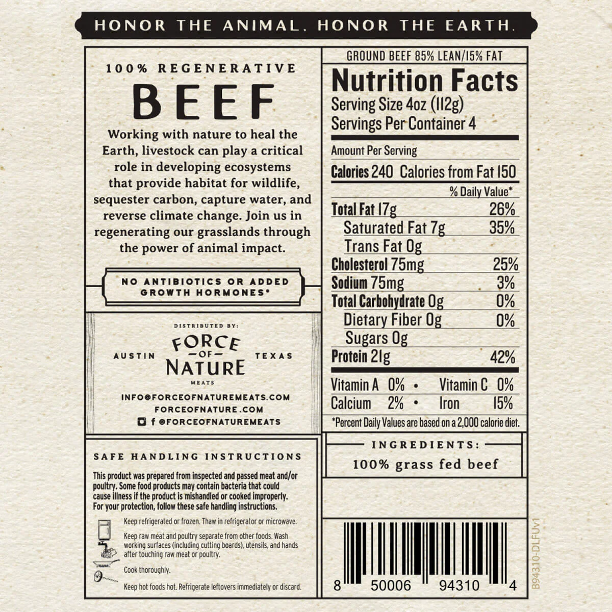 Grass Fed Ground Beef 85/15 - Image 4