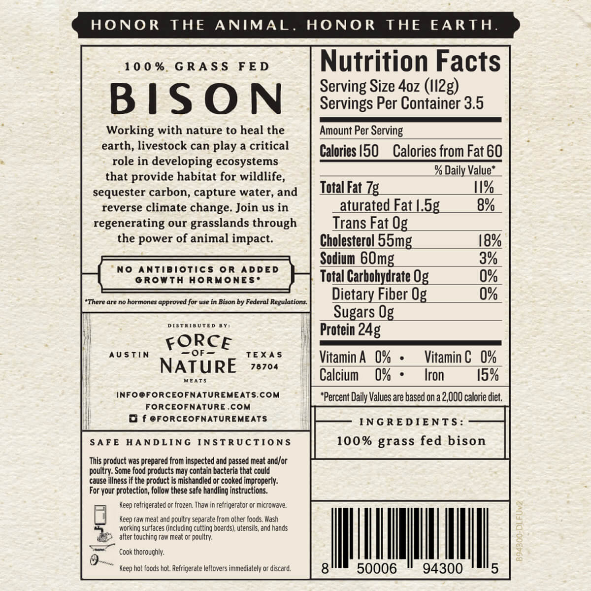 Grass Fed Ground Bison - Image 4